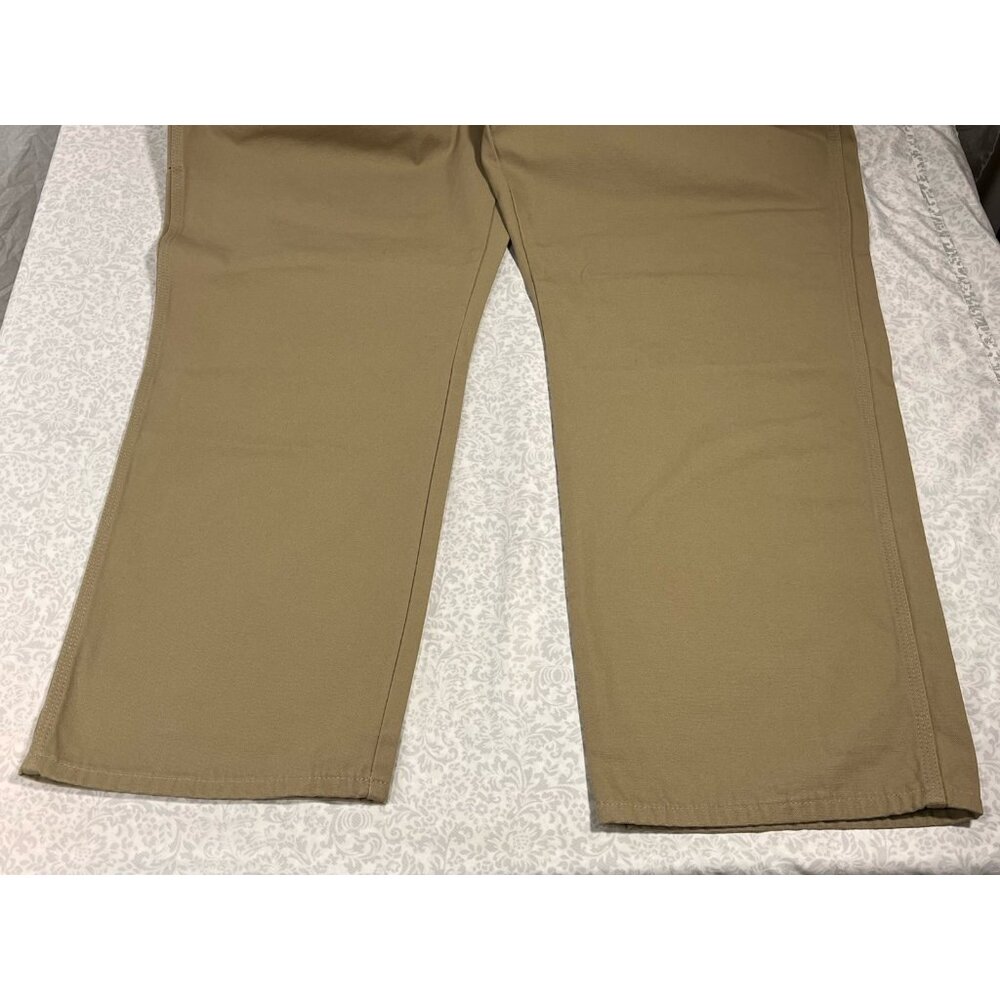 NWT Dickies 50x32 Men’s Carpenter Pants Khakis Straight Leg Relaxed Fit Tan - Picture 11 of 11